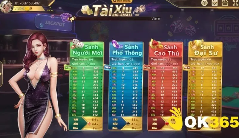 Kinh nghiệm chơi tài xỉu Ok365 dễ thắng