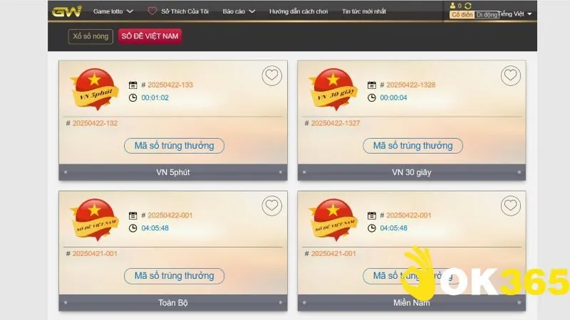 Hướng dẫn chơi xổ số tại Ok365 đơn giản, chi tiết nhất