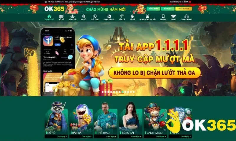 Thành tựu nhà cái Ok365 đã đạt được