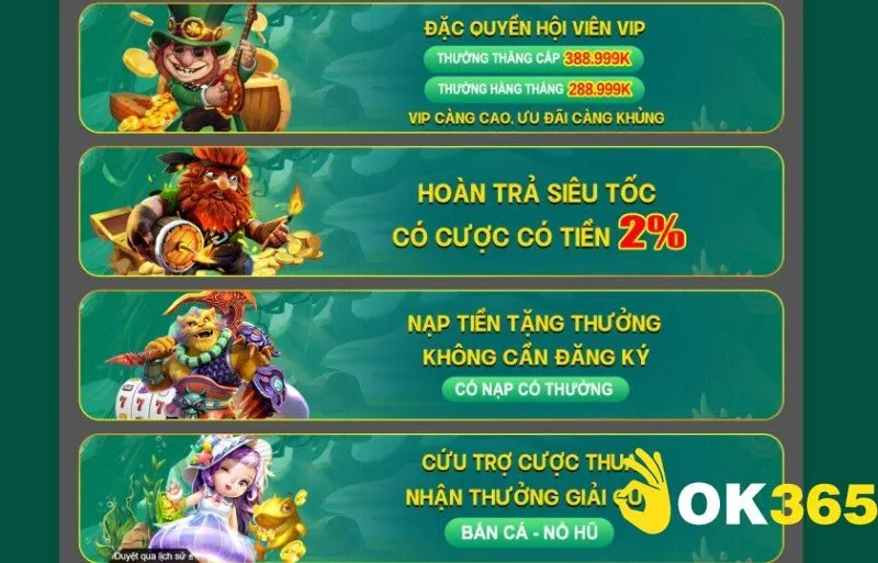 Sân cược liên tục tung ra khuyến mãi hấp dẫn
