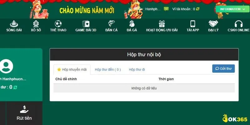 Điều kiện rút tiền thành công từ nhà cái OK365